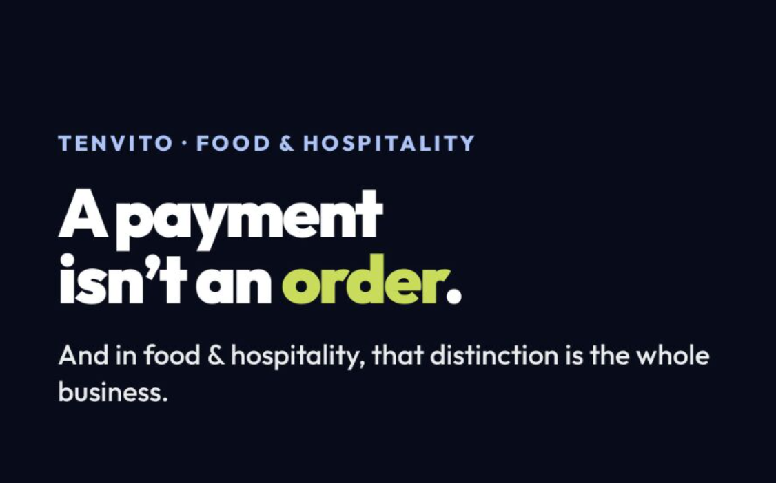 A Payment Is Not the Same as an Order