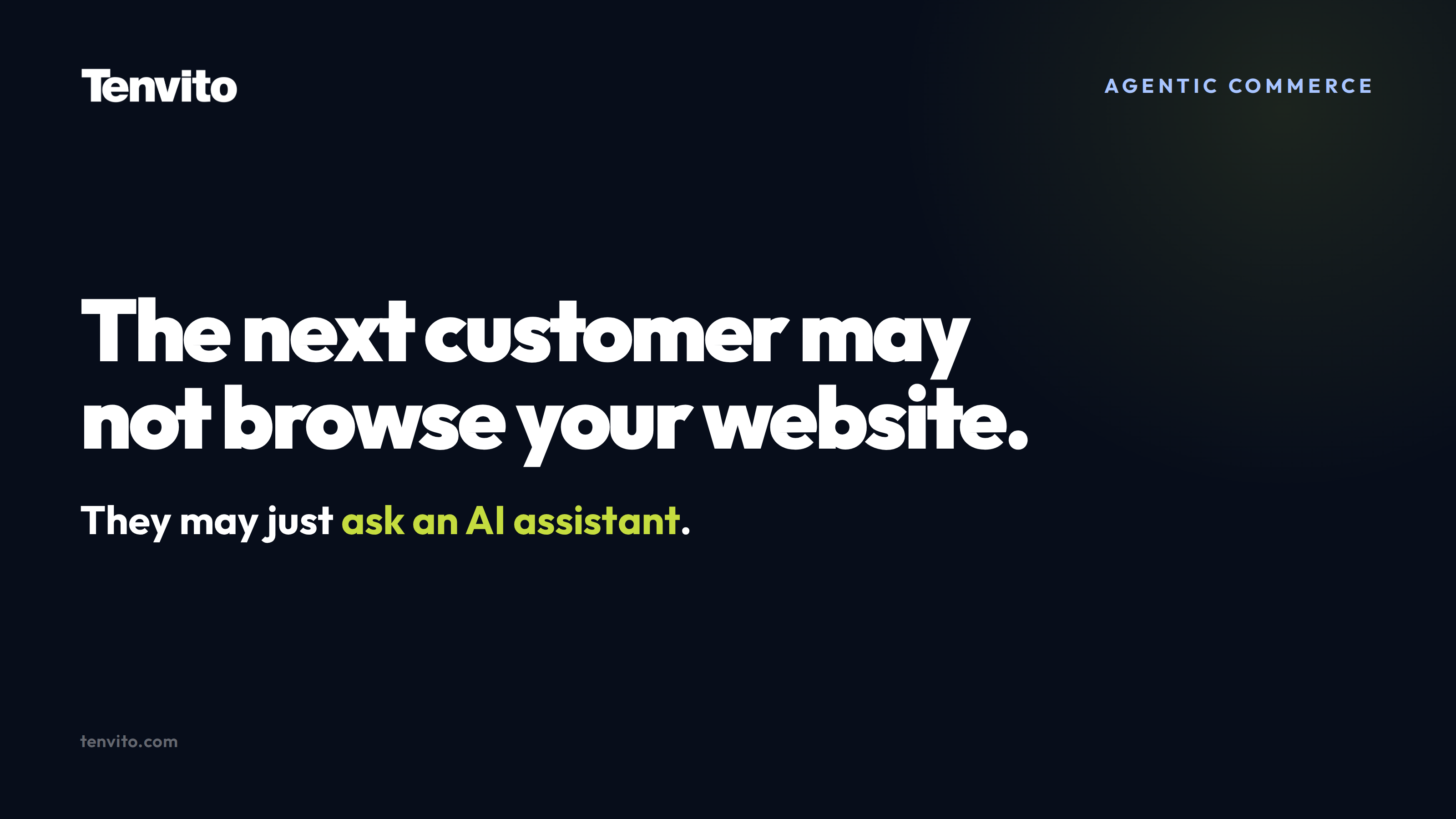 Agentic ordering 